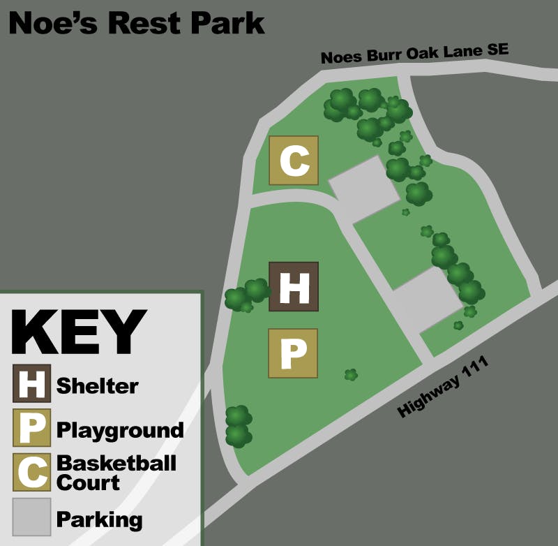 Noe’s Rest Park Park Map